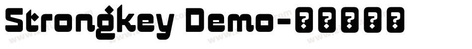 Strongkey Demo字体转换